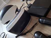 Okulary VR sony z dwoma kontrolerami