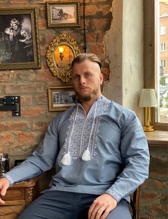 Вишиванка чоловіча льон 100 % котон