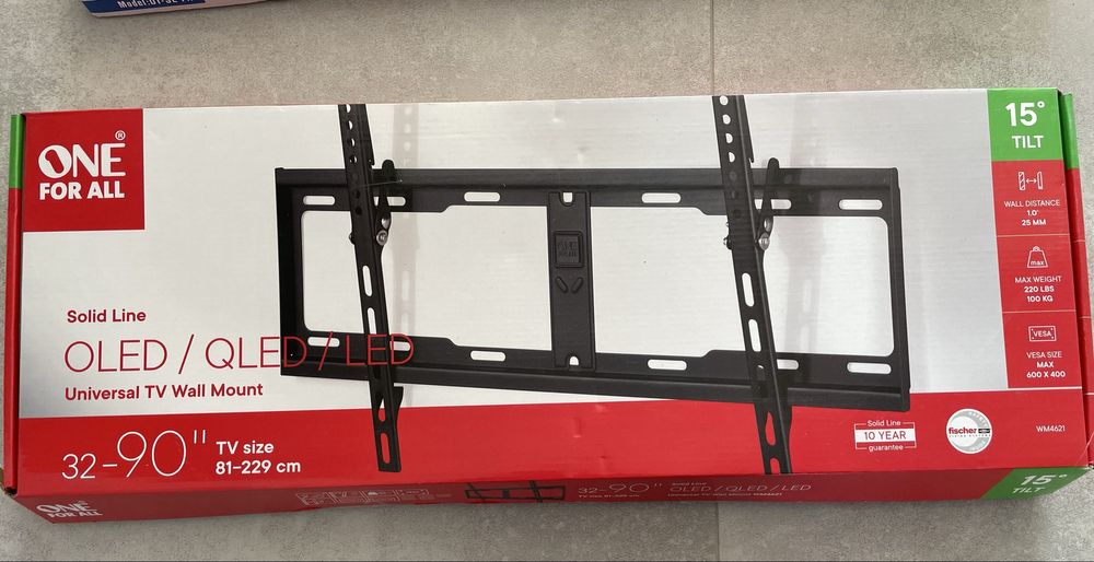 Wieszak na TV 32”-90”