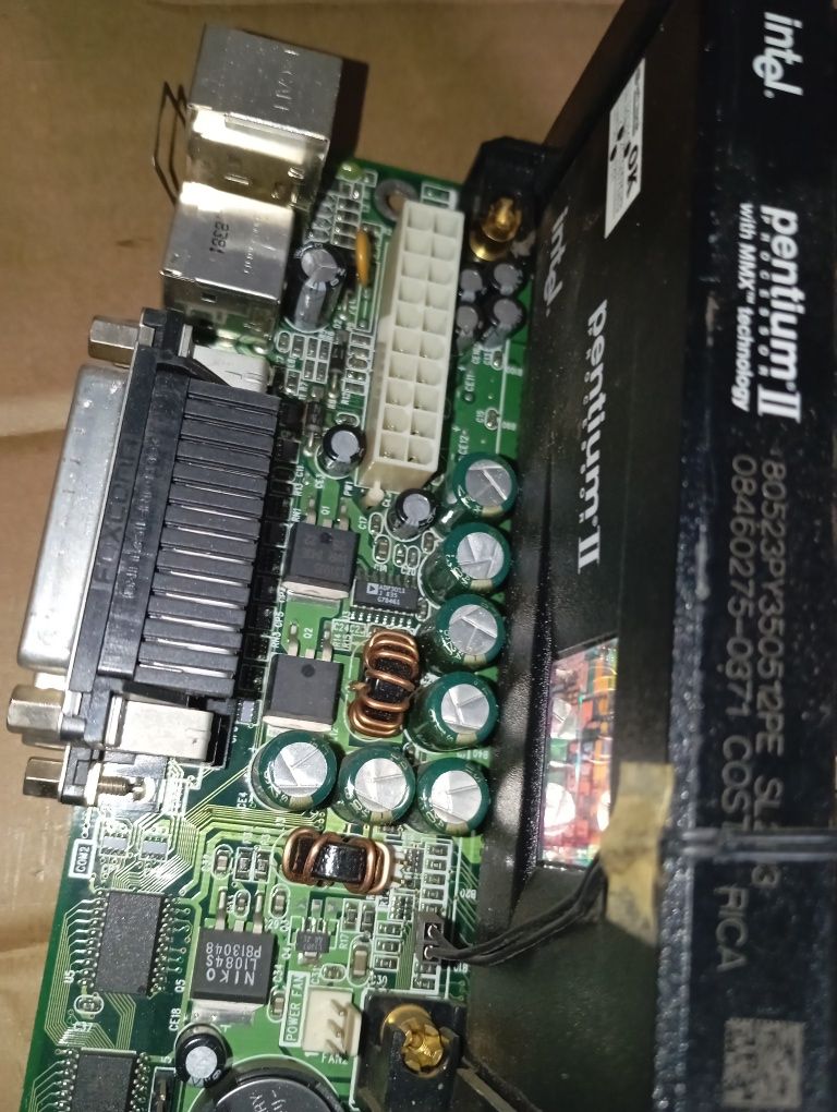 Retro płyta ATC-6220 Plus procesor Pentium 2