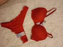 Czerwona bielizna Push-up