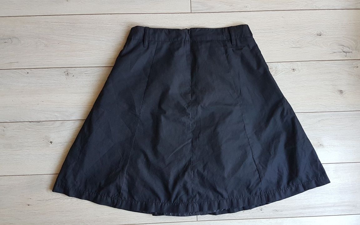 Spódniczka ciążowa czarna H&M MAMA rozm. S regulowana bdb stan