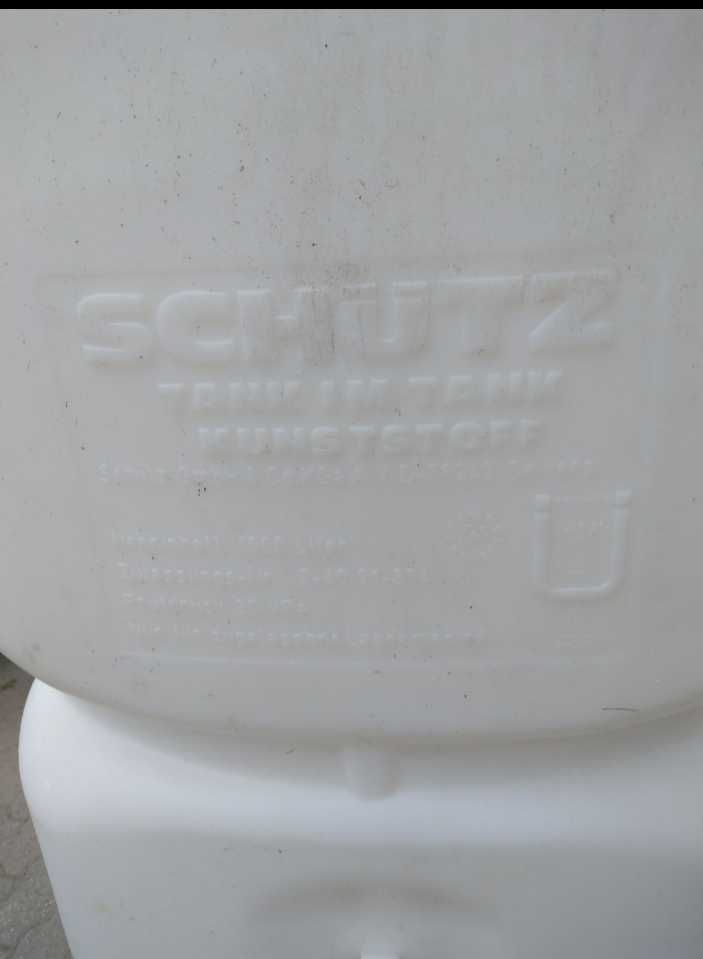 Zbiornik dwupłaszczowy na olej opałowy ropę 1000 l. Schutz