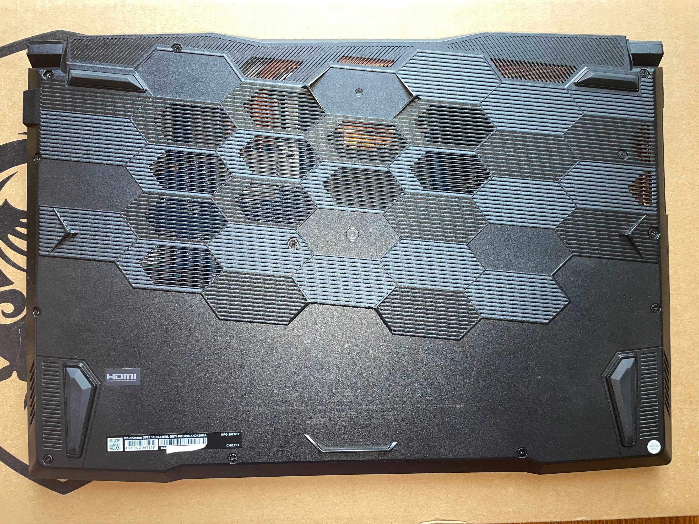 MSI Katana GF76 | 16 GB/1TB | NVIDIA GeForce RTX 3050
