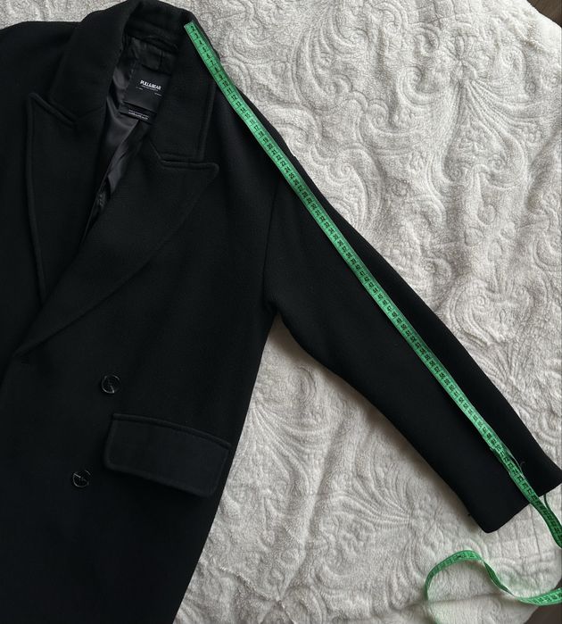Двубортне жіноче пальто pull and bear xs