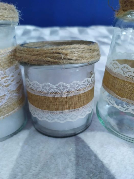 Słoiczki małe+ świeca