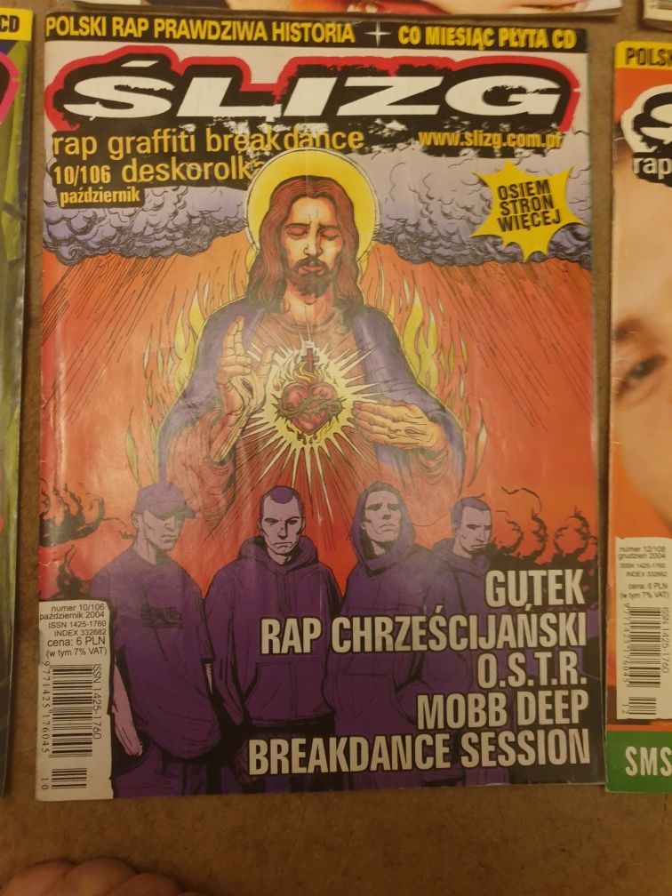 Unikalny Ślizg magazyn hiphopowy 6 numerów zestaw. Okazja, Gratka.