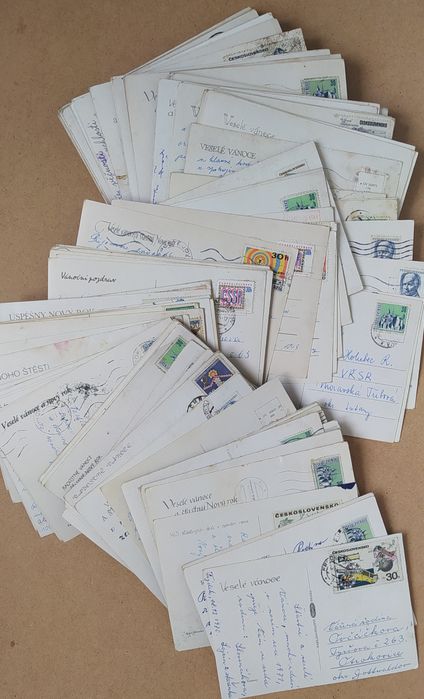 150 Czechosłowackich pocztówek noworocznych