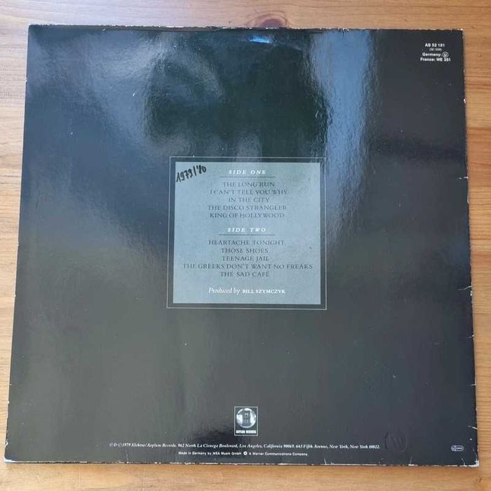 The Long Run  zespołu Eagles, LP,Niemcy, 1978