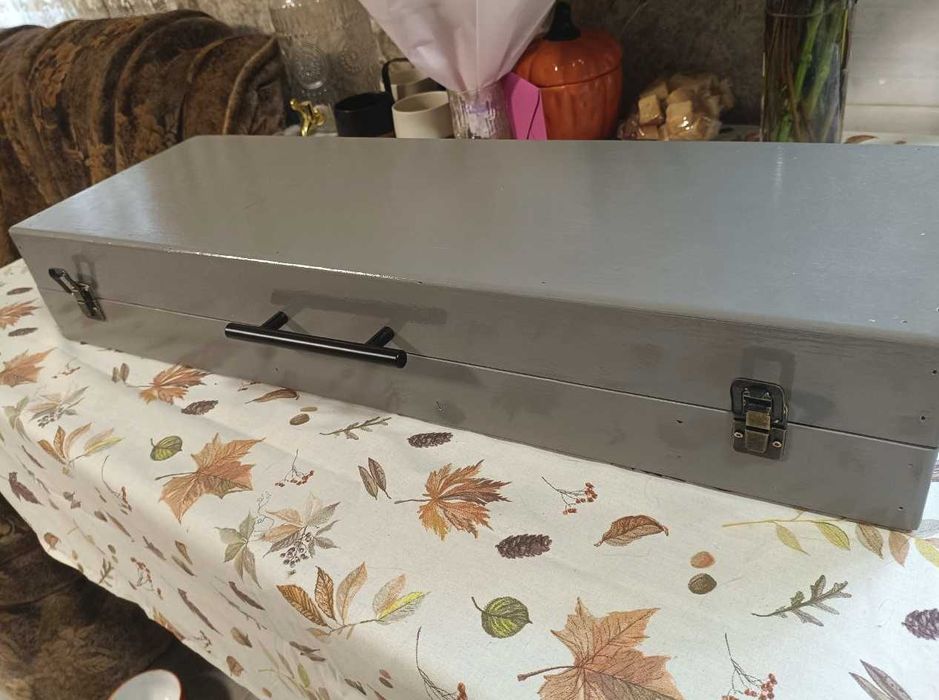 Набір шампурів в дерев'яному кейсі 42 предмети Подарункові шампура