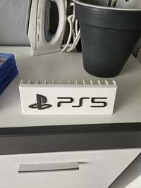 Stojak na gry PS5 PS4 PS3 jak nowy.
