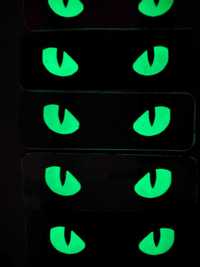 Шеврон "котячі очі", світлонакопичувальний патч "кошачьи глаза"