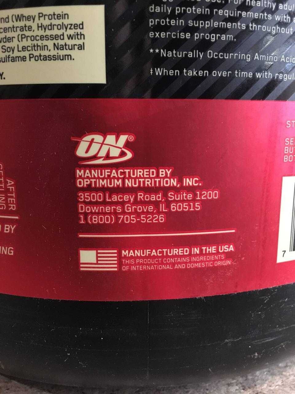 США • ПРОТЕИН 100% Whey Gold Standard 2270 г Optimum Nutrition