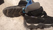 Buty zimowe Bartek 33 na rzepy czarne zamszowe waterproof Lublin