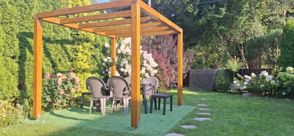 Pergola ogrodowa, nowoczesna pergola