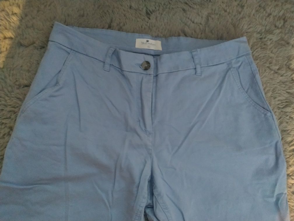 Spodnie chinos błękitne Blue Motion rozm. 42