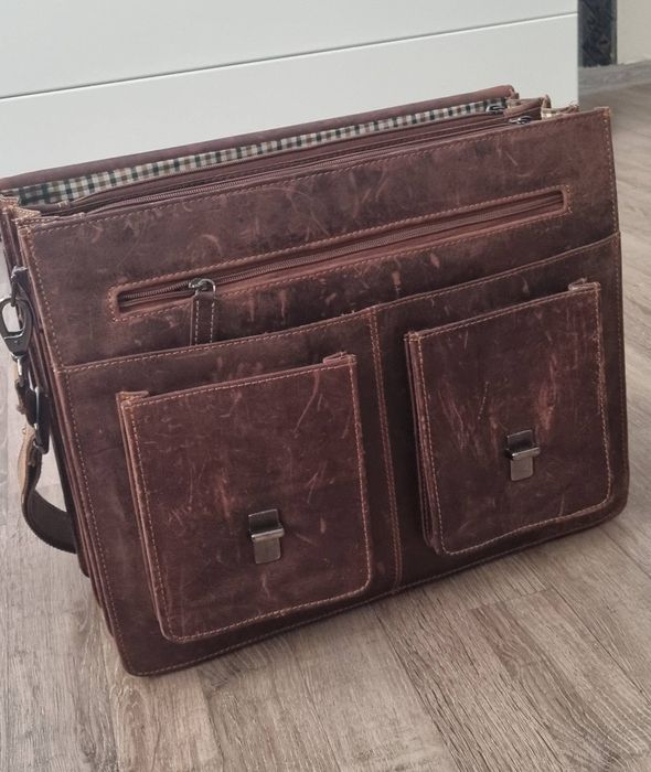 Шкіряний портфель