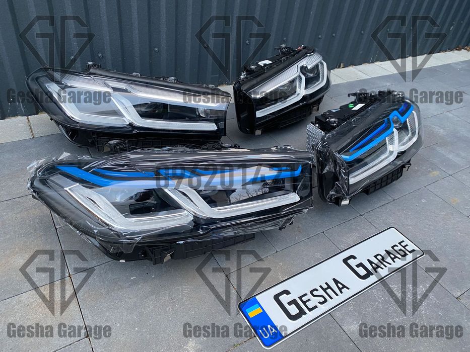 Комплект фар BMW БМВ G30 Г30 рест дорест full led в стиле LCI Laser