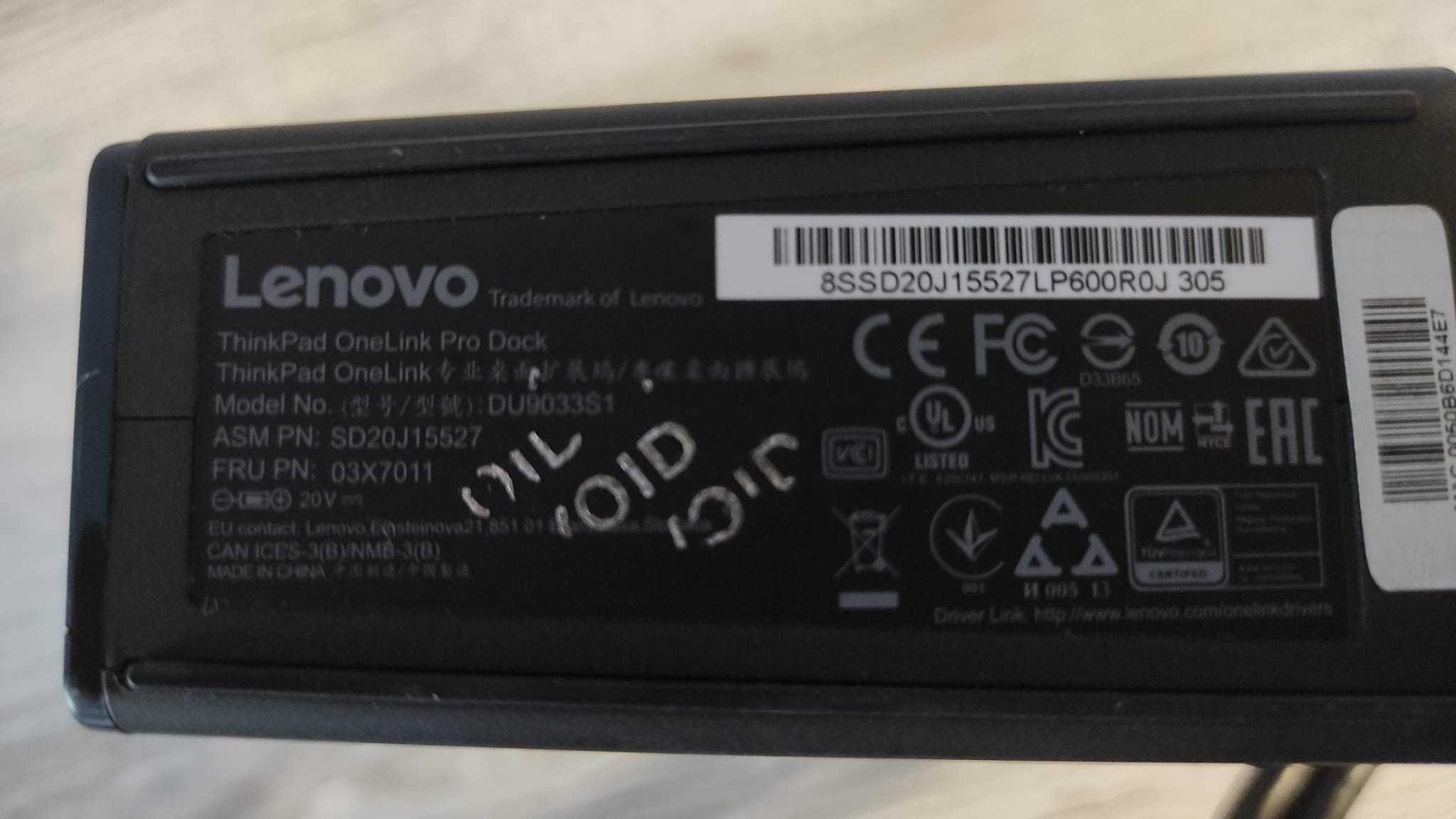 Stacja Dokująca Lenovo OneLink Pro Dock DU9033S1