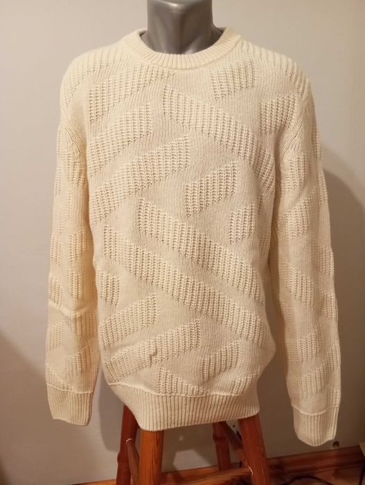 C&A Piękny Męski Wełniany Sweter rozm.L