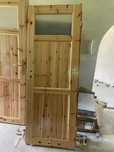 Drzwi drewniane 80x200 nowe polakierowne