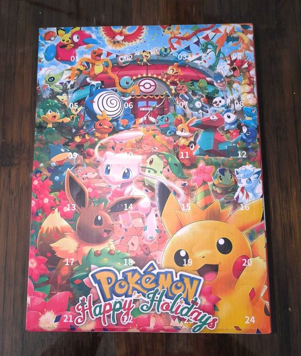 Calendario do Advento Pokémon Happy Holiday