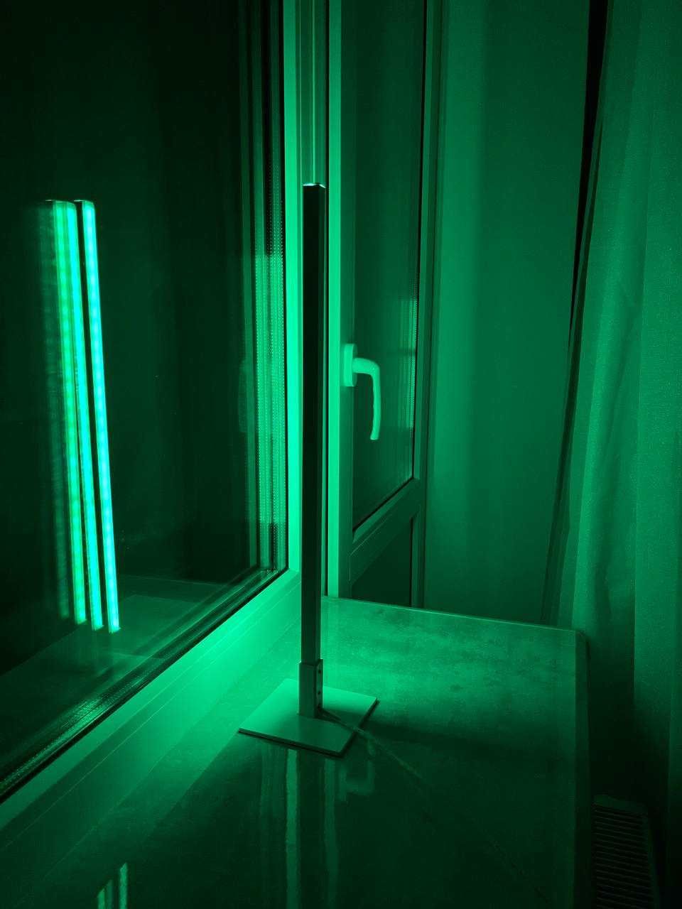 Led торшер Угловой напольный RGB светодиодный Смарт лампа Світильник