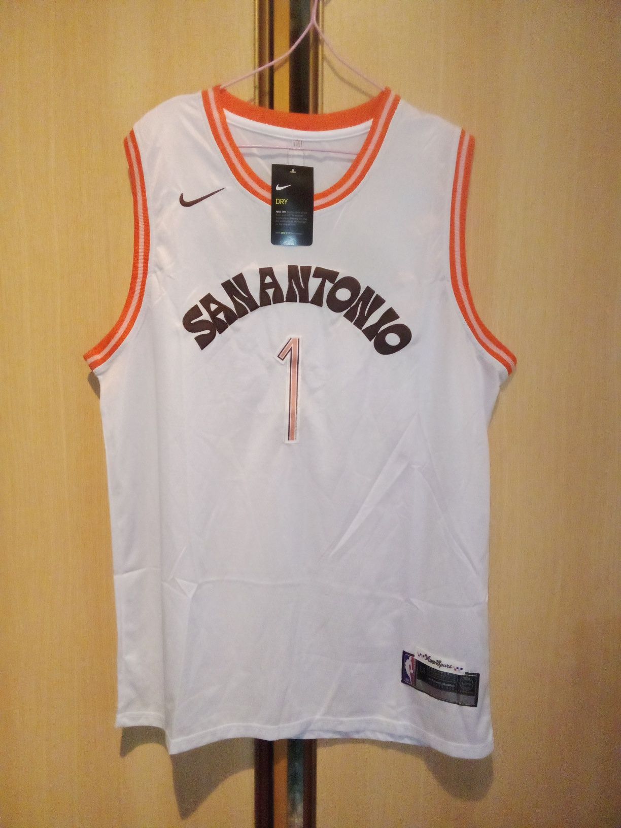 Victor Wembanyama San Antonio Spurs NBA Camisola de Basquetebol