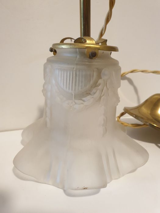 Lindo antigo candeeiro de tecto  Arte Nova