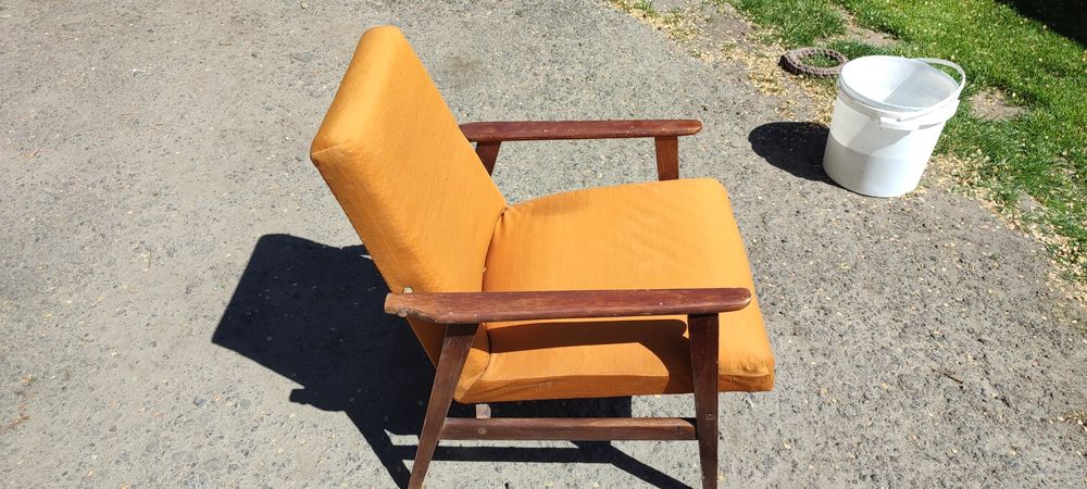 Meble PRL fotel Śnieżka