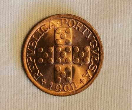 Moeda 10 Centavos 1968 – eixo vertical – Flor de Cunho (UNC) – Rara