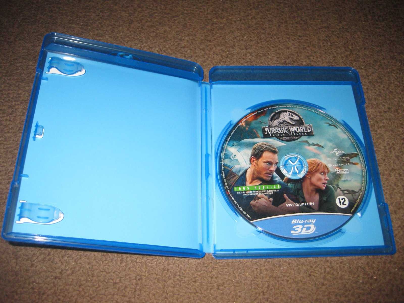 Blu-Ray "Mundo Jurássico: Reino Caído" numa Edição em 3D