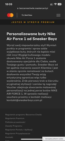 Nike Voucher Personalizowane Buty sneakerboyz.com.pl AIR FORCE 1