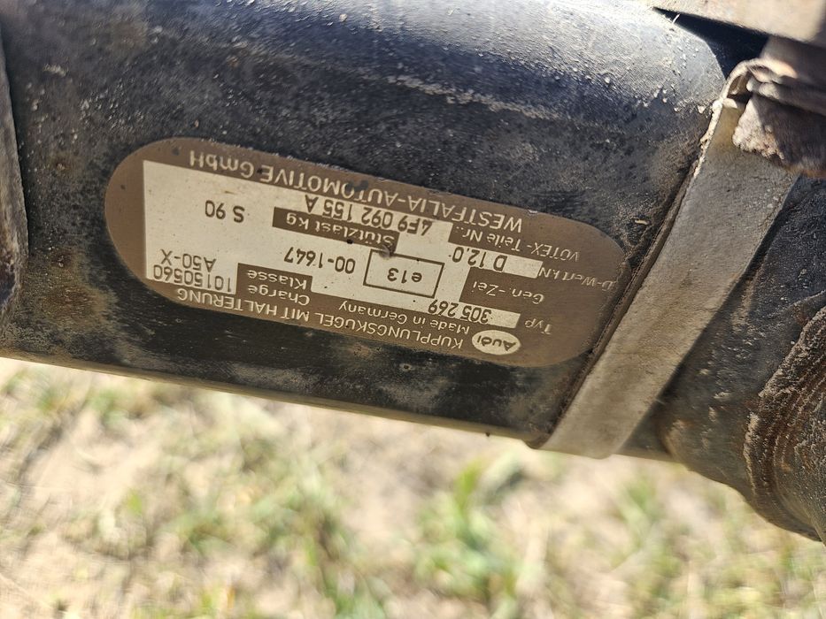 Audi a6 c6 hak holowniczy oryginał