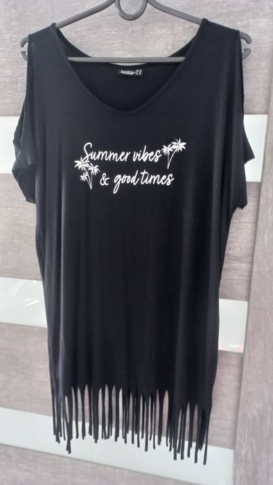 Tunika z frędzlami L