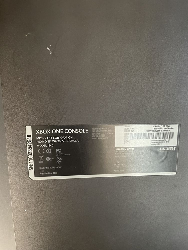 Vendo Consola Xbox one