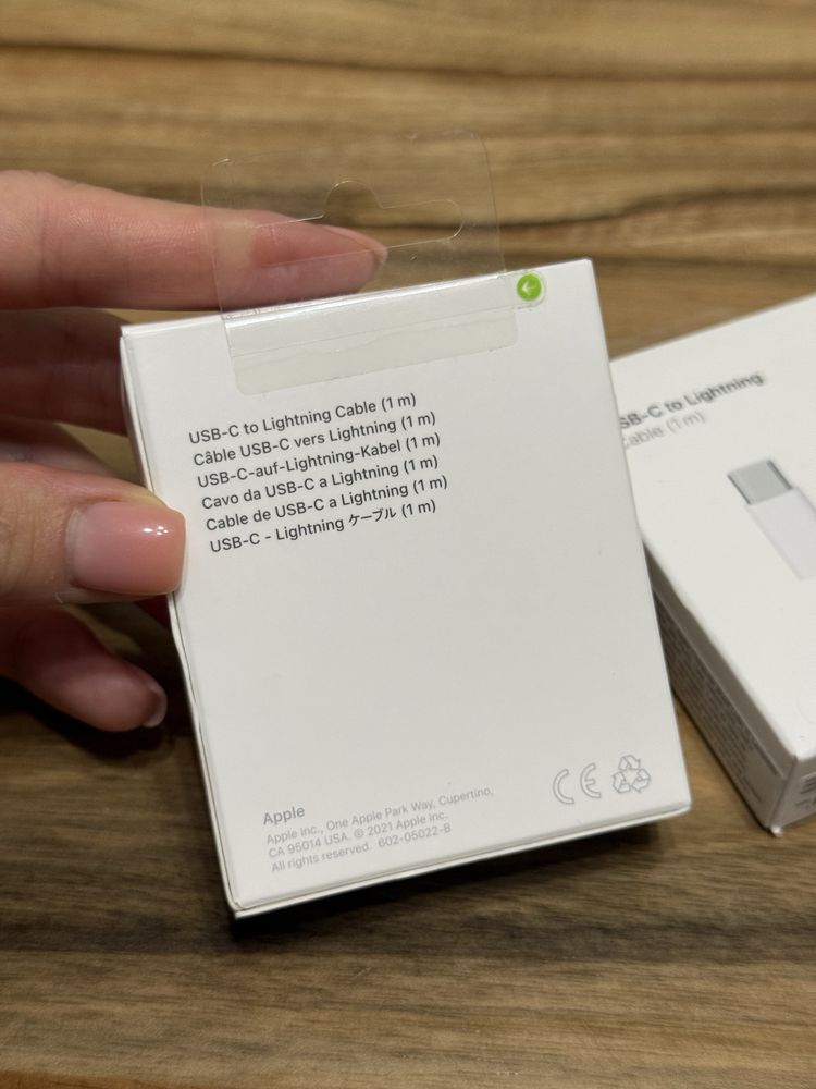 Зарядка Кабель синхронізації даних Apple USB-C to Lightning Cable 1m
