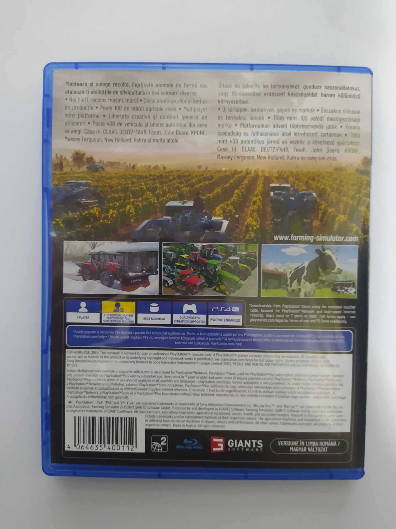 Farming Simulator 22 PS4 Polskie napisy w grze