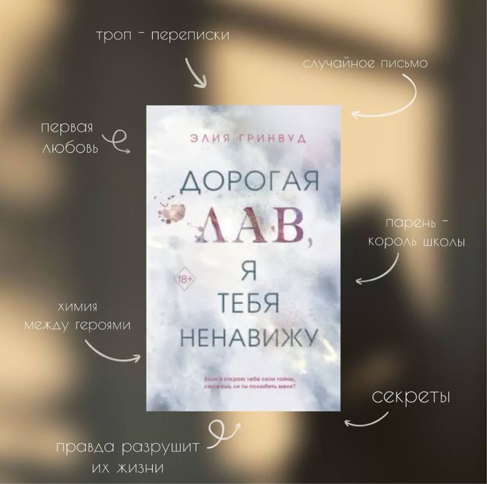 Дорогая Лав, я тебя ненавижу, Элия Гринвуд