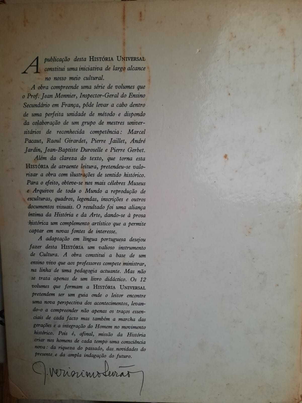 Livro muito antigo da historia universal