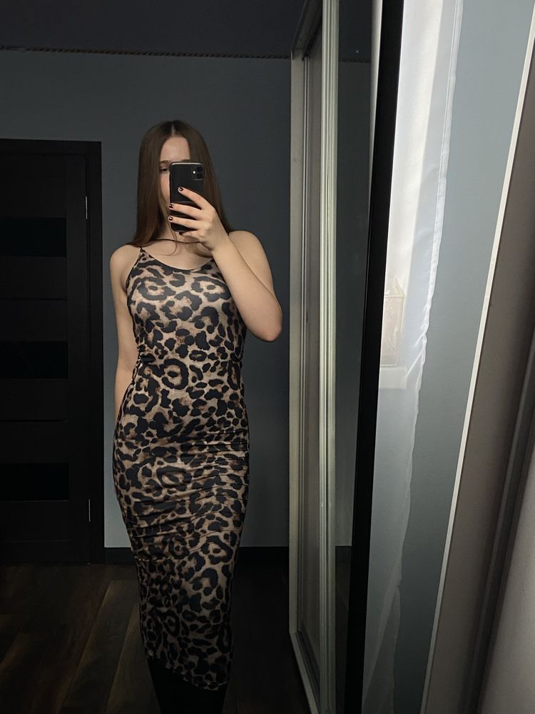 Сукня жіноча. Сукня леопардова