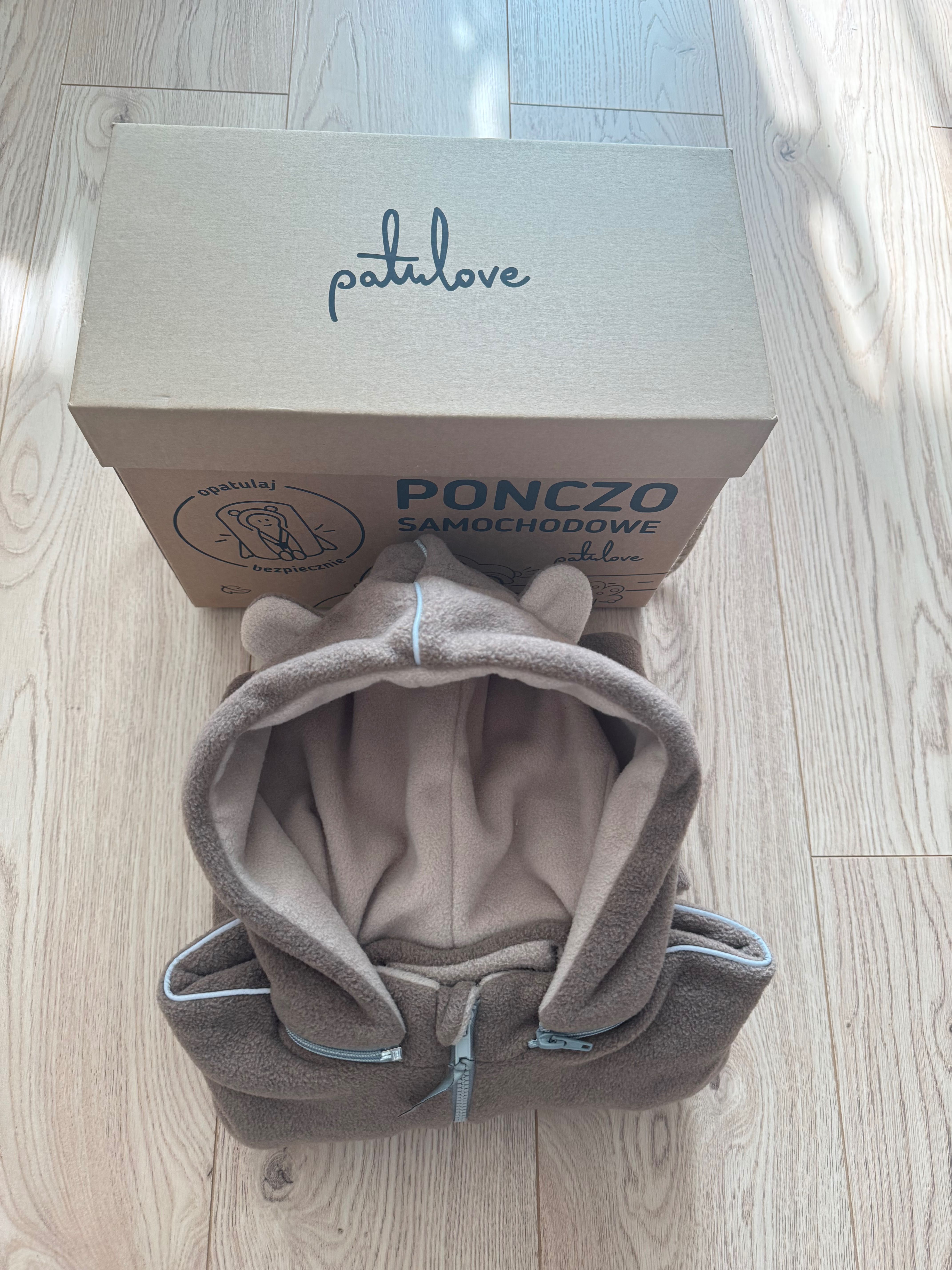 Ponczo samochodowe Patulove rozmiar M miś jak nowe