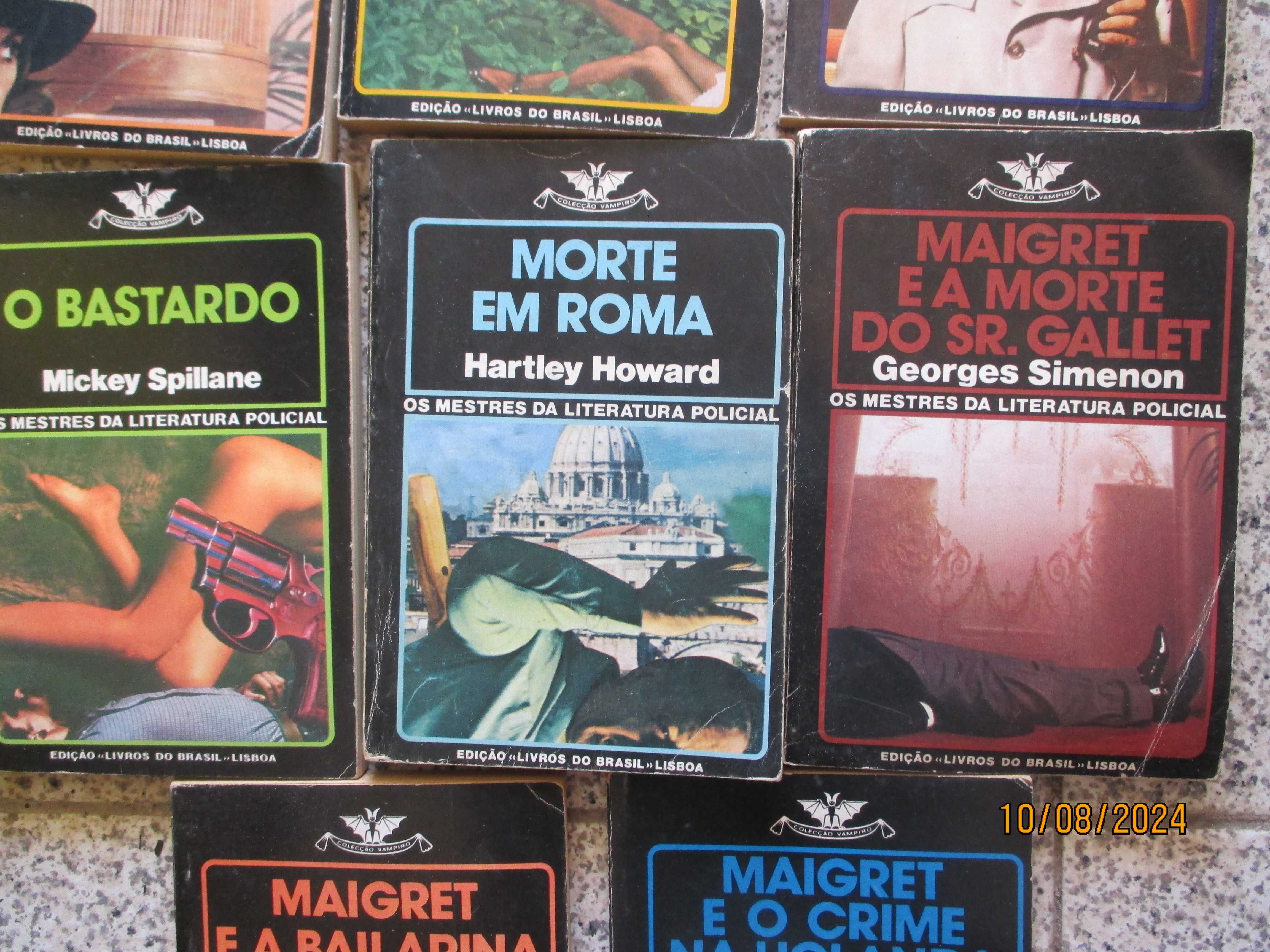 8 livros antigos da colecção vampiro