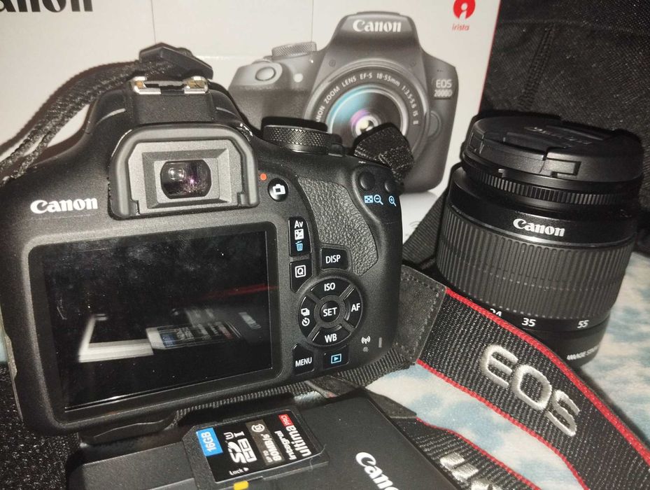 Canon EOS 2000D como nova