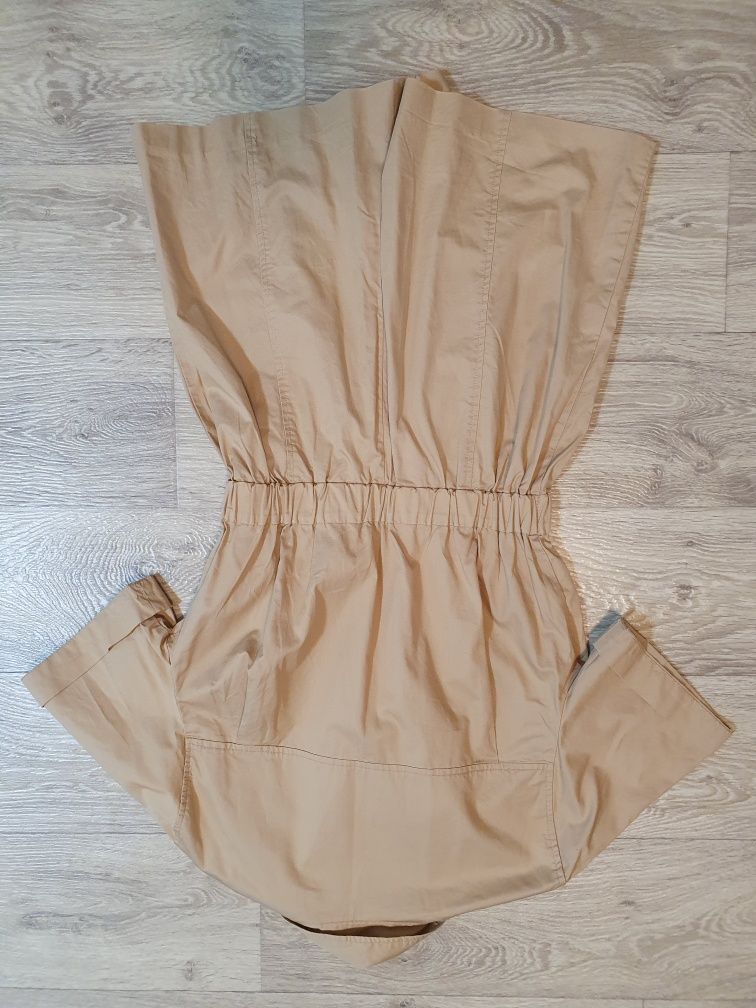 Бежевий кемел комбінезон Zara S