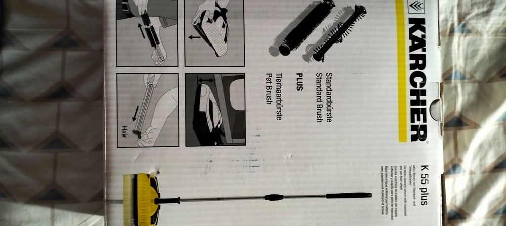 Vassoura elétrica karcher K55 plus