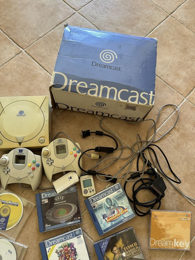 Dreamcast - Consola, Caixa , Vmu, Comandos