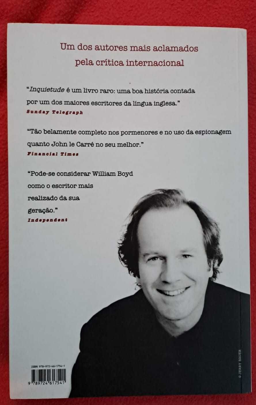 Portes Incluídos - "Inquietude" - William Boyd