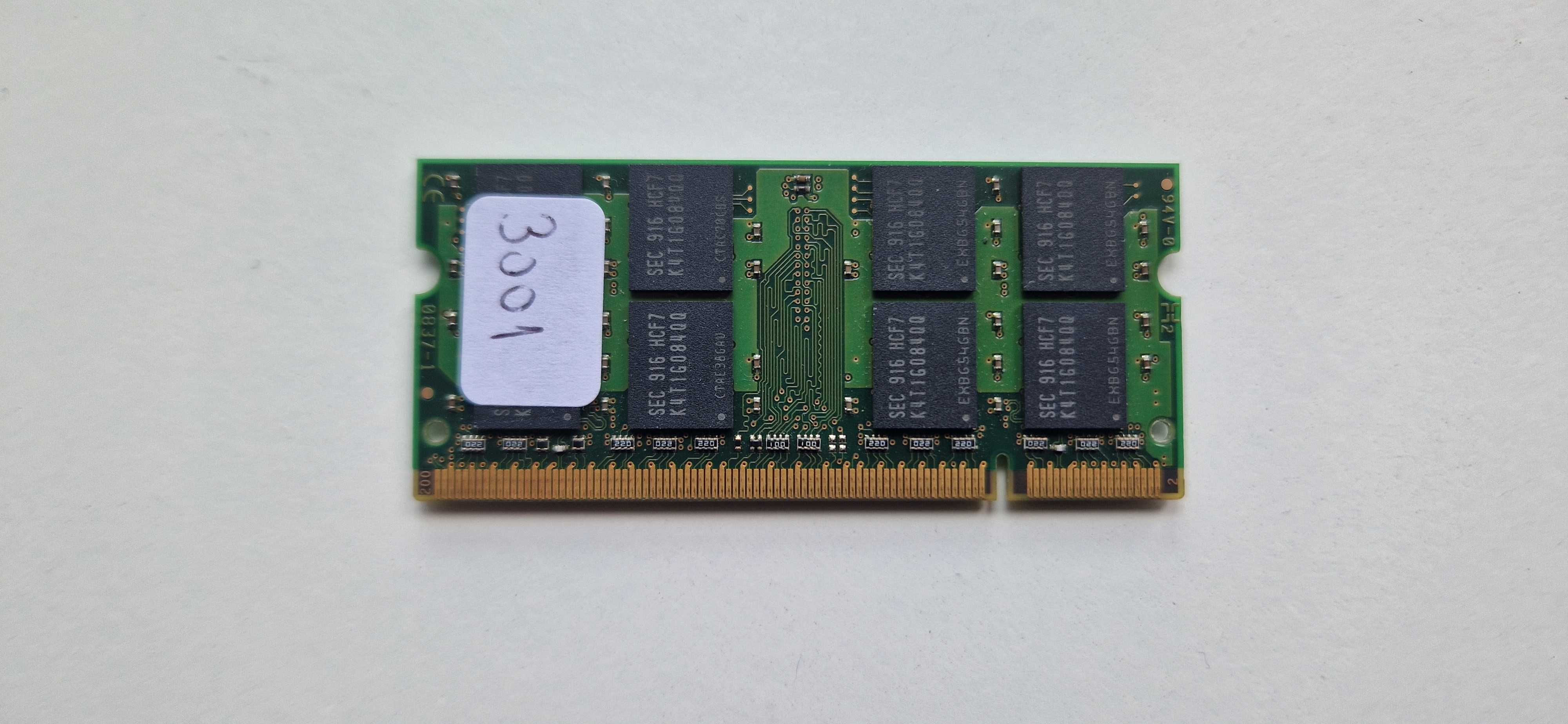 Memoria RAM DDR2 1Gb 2Gb