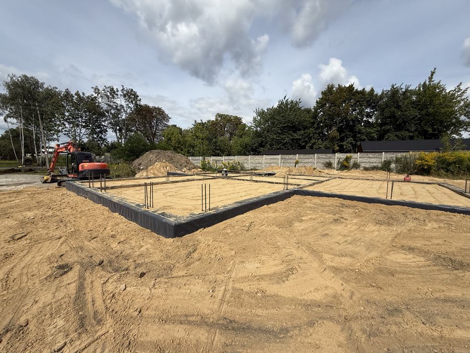 Usługi koparka 9t, minikoparka 2t prace ziemne, wiertnica, młot